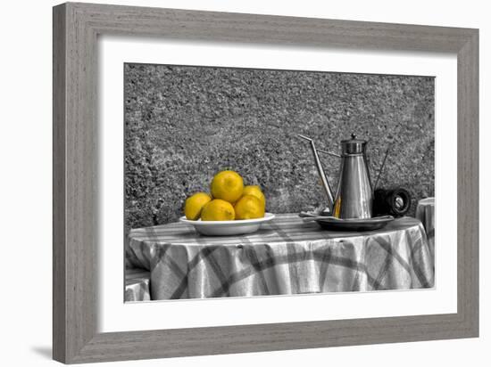 Bowl of Lemons-null-Framed Photo