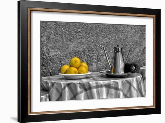 Bowl of Lemons-null-Framed Photo