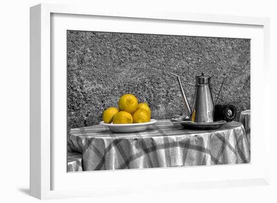 Bowl of Lemons-null-Framed Photo