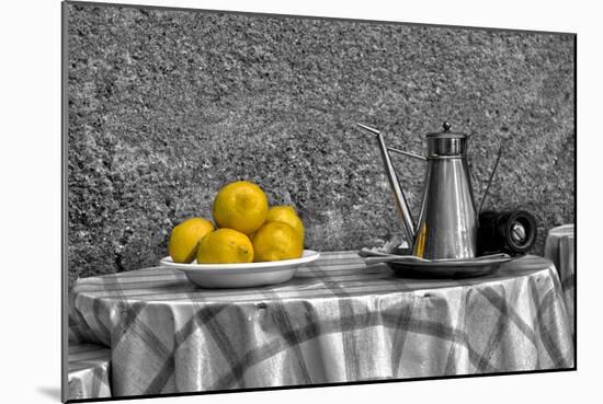 Bowl of Lemons-null-Mounted Photo