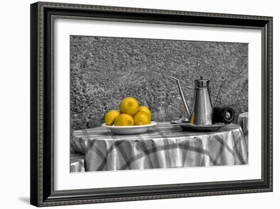 Bowl of Lemons-null-Framed Photo