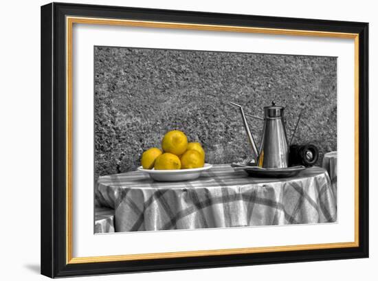 Bowl of Lemons-null-Framed Photo