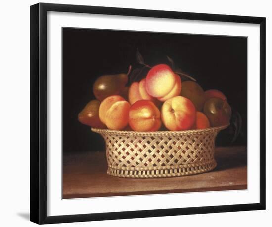 Bowl of Peaches-Raphaelle Peale-Framed Giclee Print