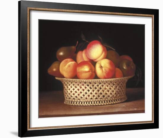 Bowl of Peaches-Raphaelle Peale-Framed Giclee Print