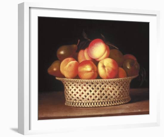 Bowl of Peaches-Raphaelle Peale-Framed Giclee Print