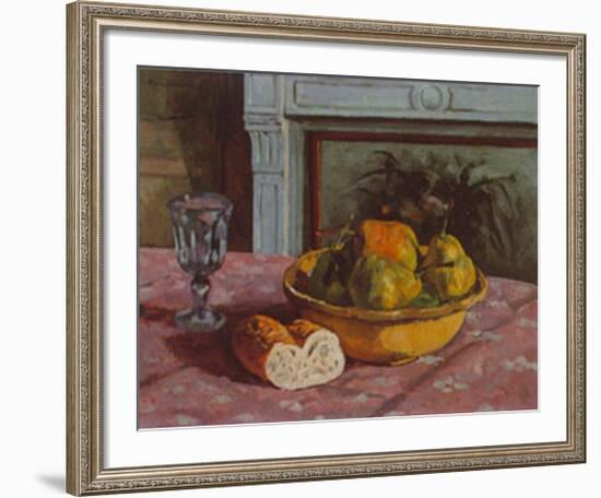 Bowl Of Pears-Albert Andre-Framed Art Print