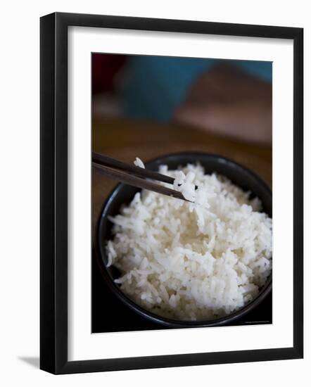 Bowl of Rice, China, Asia-Angelo Cavalli-Framed Photographic Print