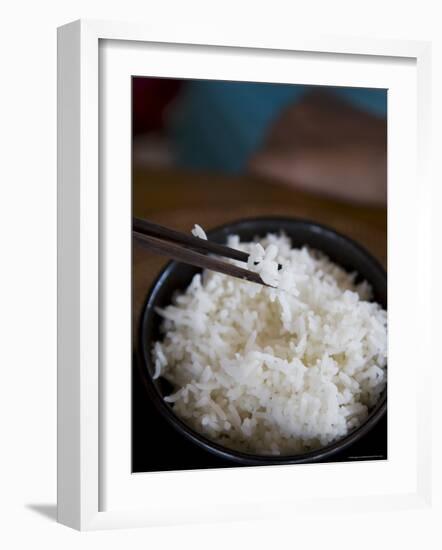 Bowl of Rice, China, Asia-Angelo Cavalli-Framed Photographic Print