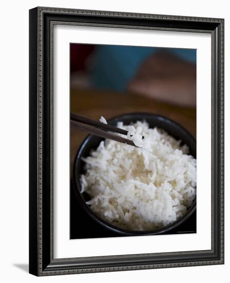 Bowl of Rice, China, Asia-Angelo Cavalli-Framed Photographic Print