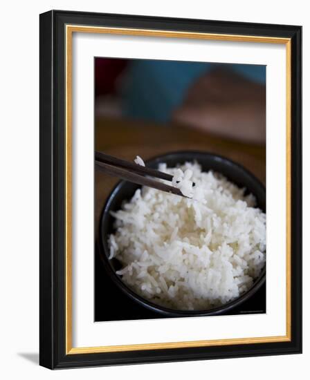 Bowl of Rice, China, Asia-Angelo Cavalli-Framed Photographic Print