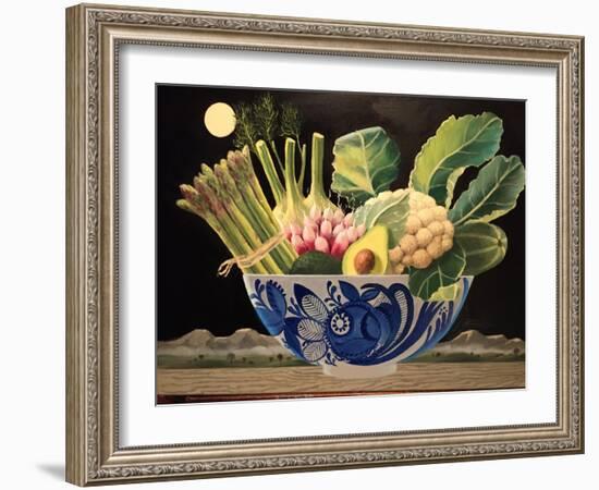 Bowl of Vegetables, 2015-ELEANOR FEIN FEIN-Framed Giclee Print