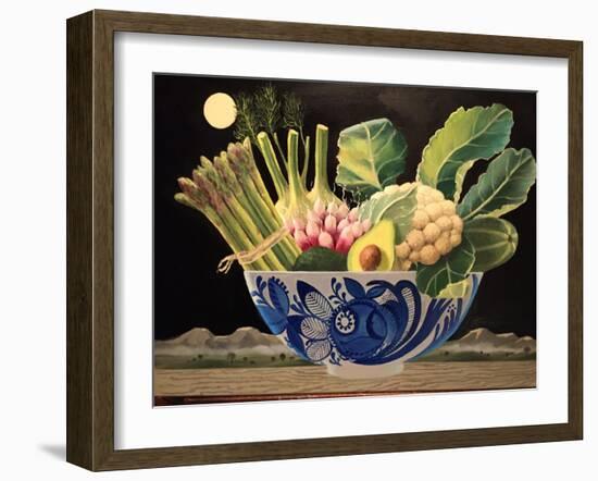 Bowl of Vegetables, 2015-ELEANOR FEIN FEIN-Framed Giclee Print