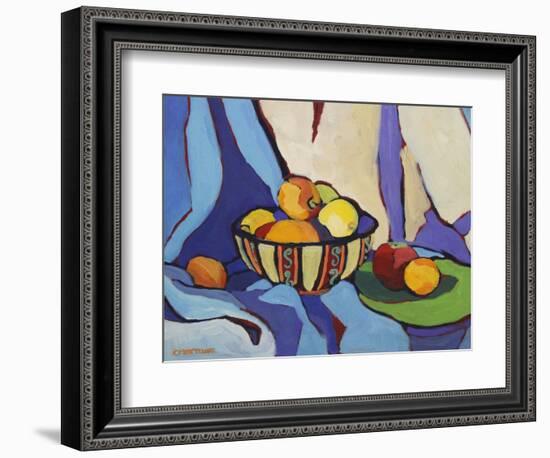 Bowl Still Life, 2019 (Oil on Canvas)-Catherine J Martzloff-Framed Giclee Print