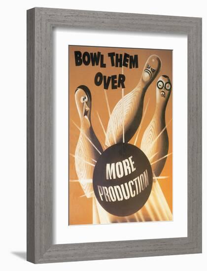 Bowl Them Over More Production-null-Framed Premium Giclee Print