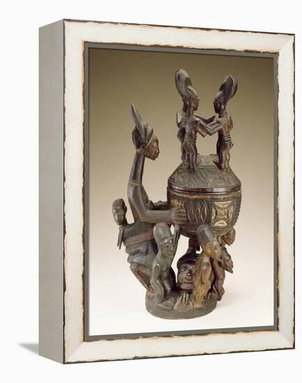 Bowl with Figures - Sculptor to Kings, Olowe of Ise; National Museum of African Art-null-Framed Premier Image Canvas