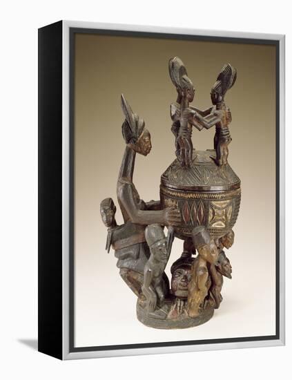 Bowl with Figures - Sculptor to Kings, Olowe of Ise; National Museum of African Art-null-Framed Premier Image Canvas