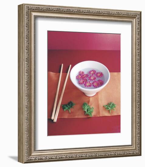 Bowl with Flowers-Amelie Vuillon-Framed Art Print