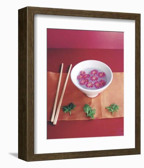 Bowl with Flowers-Amelie Vuillon-Framed Art Print