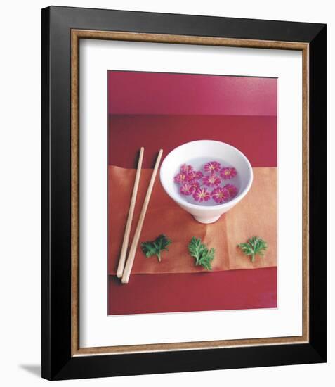 Bowl with Flowers-Amelie Vuillon-Framed Art Print