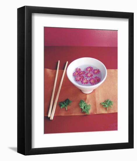 Bowl with Flowers-Amelie Vuillon-Framed Art Print