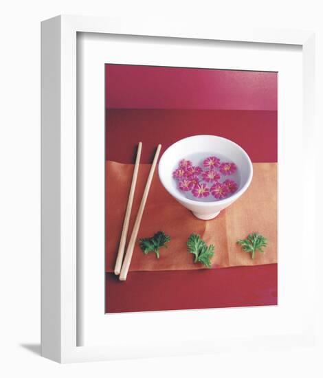 Bowl with Flowers-Amelie Vuillon-Framed Art Print