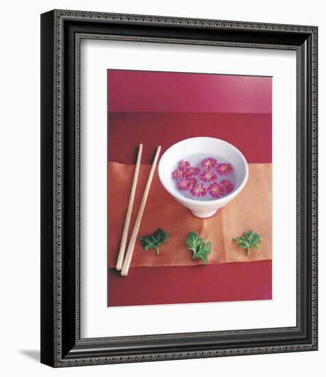 Bowl with Flowers-Amelie Vuillon-Framed Art Print