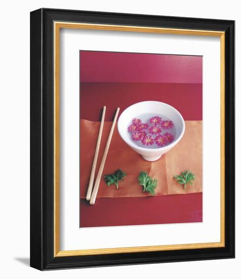 Bowl with Flowers-Amelie Vuillon-Framed Art Print