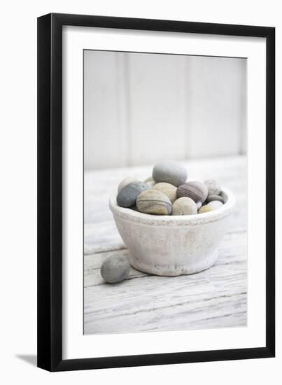 Bowl with Pebble Stone-Andrea Haase-Framed Photographic Print