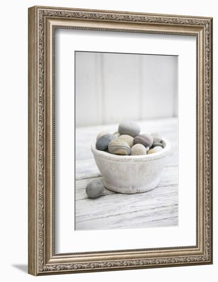 Bowl with Pebble Stone-Andrea Haase-Framed Photographic Print