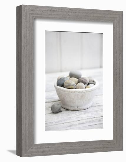 Bowl with Pebble Stone-Andrea Haase-Framed Photographic Print