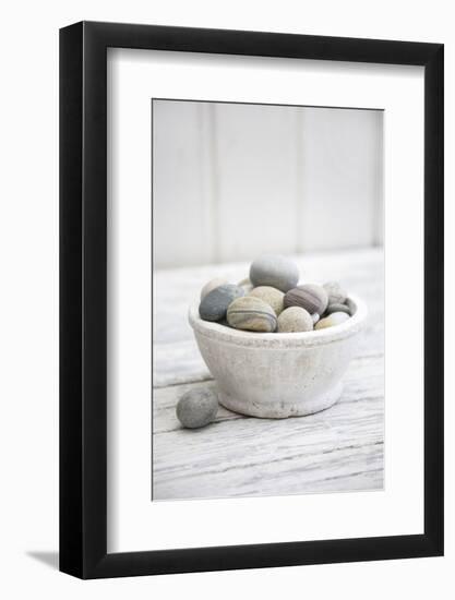 Bowl with Pebble Stone-Andrea Haase-Framed Photographic Print