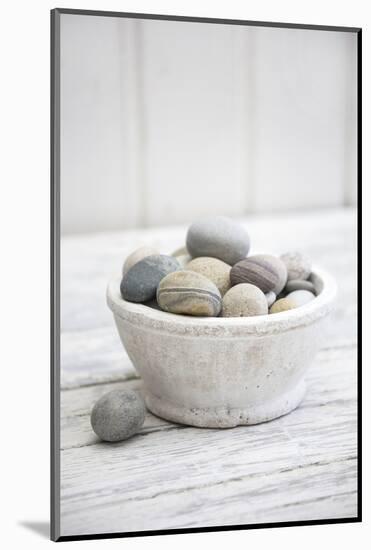 Bowl with Pebble Stone-Andrea Haase-Mounted Photographic Print