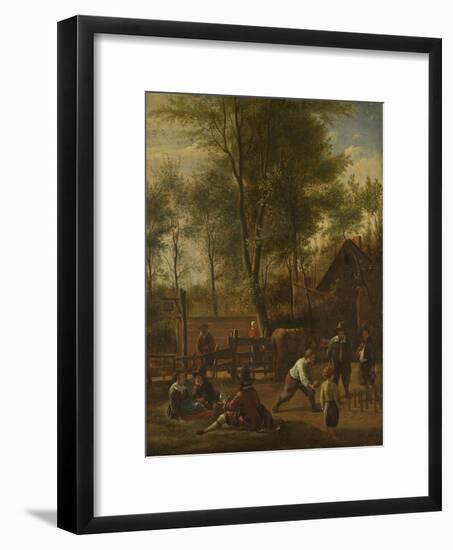 Bowlers-Jan Havicksz Steen-Framed Art Print