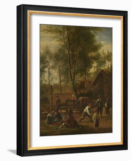 Bowlers-Jan Havicksz Steen-Framed Art Print