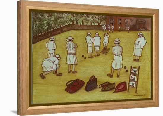 Bowling, 1988-Gillian Lawson-Framed Premier Image Canvas