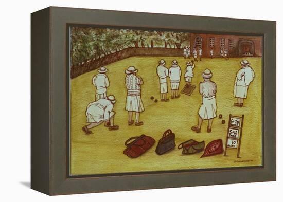 Bowling, 1988-Gillian Lawson-Framed Premier Image Canvas