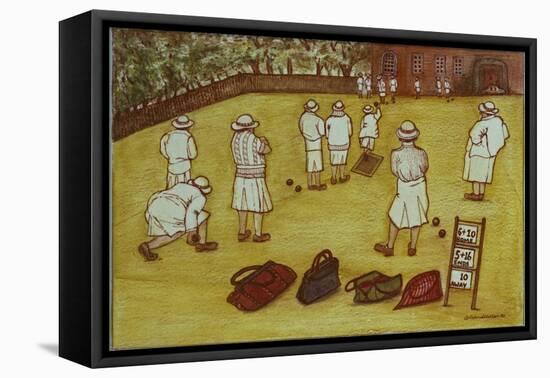 Bowling, 1988-Gillian Lawson-Framed Premier Image Canvas