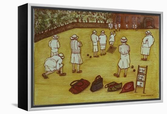 Bowling, 1988-Gillian Lawson-Framed Premier Image Canvas