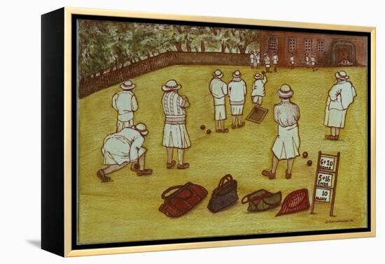 Bowling, 1988-Gillian Lawson-Framed Premier Image Canvas