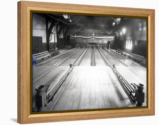 Bowling Alley, Madison Park, Seattle, 1909-Ashael Curtis-Framed Premier Image Canvas