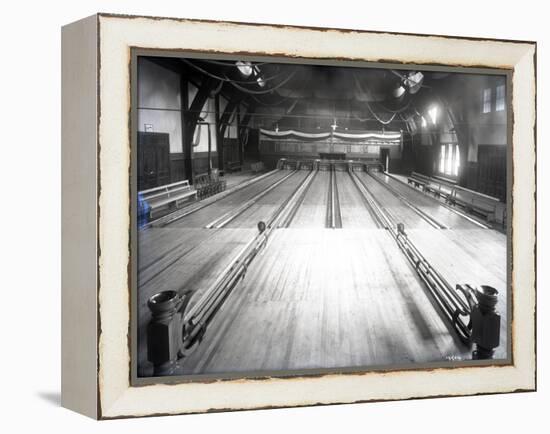 Bowling Alley, Madison Park, Seattle, 1909-Ashael Curtis-Framed Premier Image Canvas