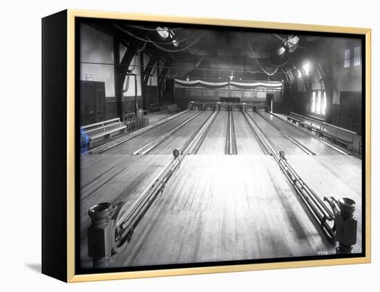 Bowling Alley, Madison Park, Seattle, 1909-Ashael Curtis-Framed Premier Image Canvas