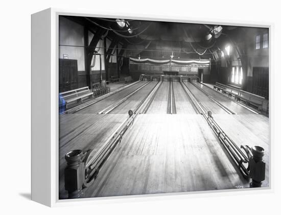 Bowling Alley, Madison Park, Seattle, 1909-Ashael Curtis-Framed Premier Image Canvas