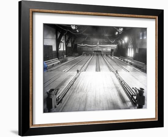 Bowling Alley, Madison Park, Seattle, 1909-Ashael Curtis-Framed Giclee Print