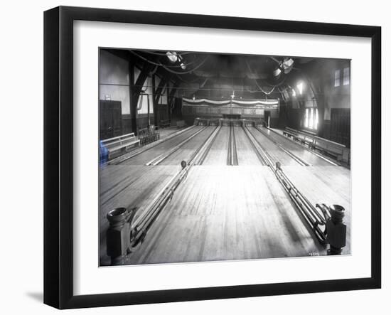 Bowling Alley, Madison Park, Seattle, 1909-Ashael Curtis-Framed Giclee Print