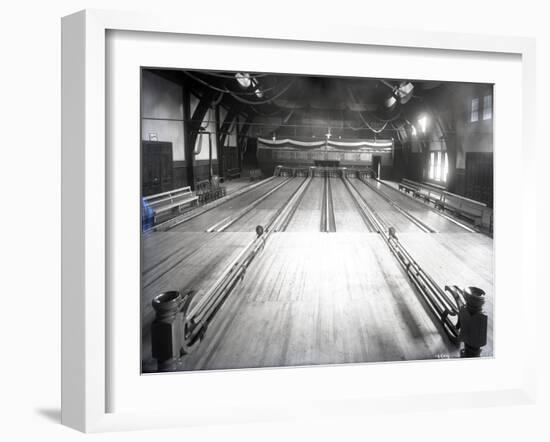 Bowling Alley, Madison Park, Seattle, 1909-Ashael Curtis-Framed Giclee Print