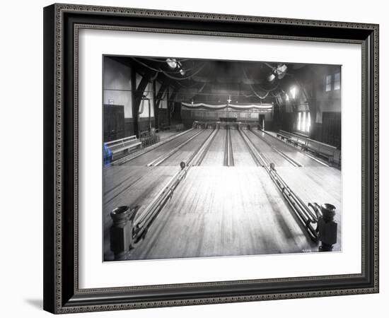 Bowling Alley, Madison Park, Seattle, 1909-Ashael Curtis-Framed Giclee Print