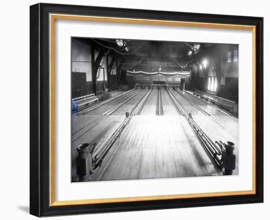 Bowling Alley, Madison Park, Seattle, 1909-Ashael Curtis-Framed Giclee Print