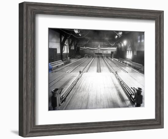 Bowling Alley, Madison Park, Seattle, 1909-Ashael Curtis-Framed Giclee Print