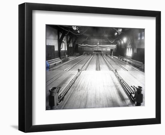 Bowling Alley, Madison Park, Seattle, 1909-Ashael Curtis-Framed Giclee Print